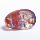 KOSTA BODA sculptuur BRAINS I SEE YOU oranje/ blauw/ zilver