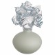 KOSTA BODA sculptuur MINO ice grey glas H 23cm