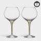 ORREFORS CRYSTAL BOUQUET wijnproeversglas INTERMEZZO Gold 70cl 2 stuks