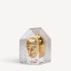 KOSTA BODA sculptuur MY PALACE GOLDEN HEAD H 9,5cm