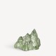 KOSTA BODA waxinelicht THE ROCK lichtgroen H 9,1cm