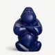 KOSTA BODA sculptuur GABBA GABBA HEY Klein Blue H 30,5cm