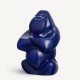 KOSTA BODA sculptuur GABBA GABBA HEY Klein Blue H 30,5cm