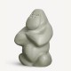 KOSTA BODA sculptuur GABBA GABBA HEY Beige H 30,5cm