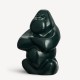 KOSTA BODA sculptuur GABBA GABBA HEY Dark Green H 30,5cm