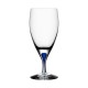 ORREFORS CRYSTAL bierglas INTERMEZZO blauw 47cl set 2 stuks